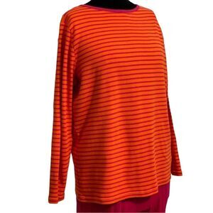 Vintage Shirt 90’sTop Jones New York T-Shirt Striped Blouse Plus Size 1X